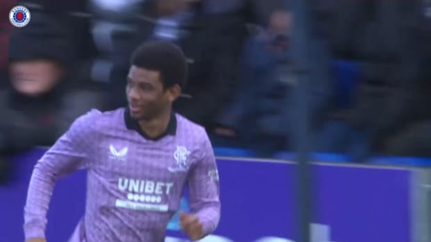 Amad Diallo's first Rangers goal